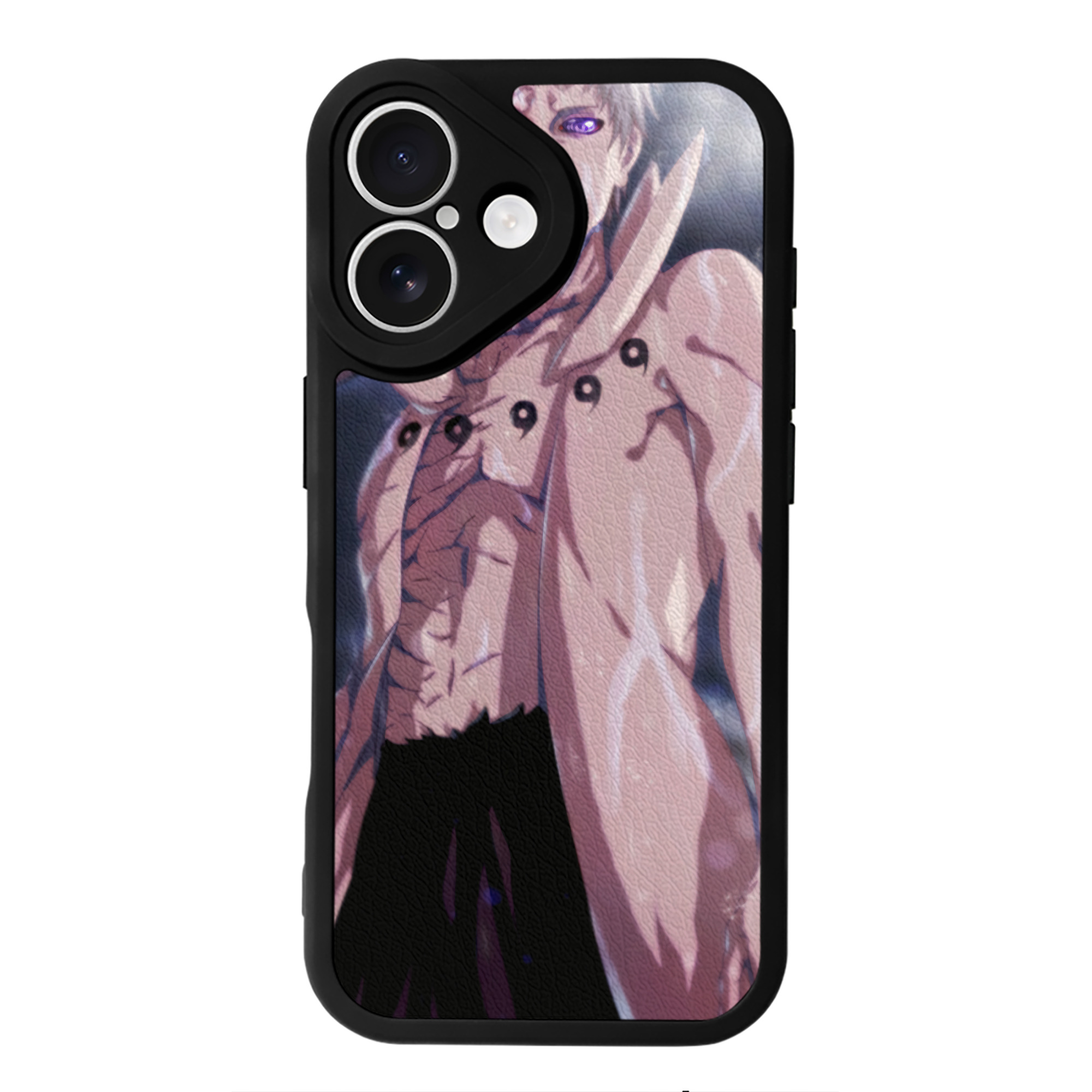 （画像用） NARUTO -ナルト- NARUTO -ナルト- 疾風伝 【iPhone 16シリーズ対応】シリコンスマホケース（レザー調） 材質：シリコン